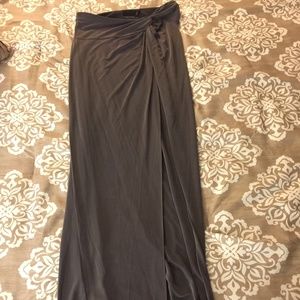 Cynthia Rowley Knotted Maxi Skirt
